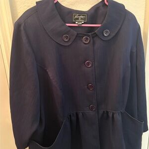 Sweet Suit Women's Navy Blue Career 2 PC SKIRT SET